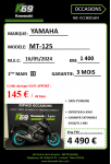 YAMAHA MT125 ABS