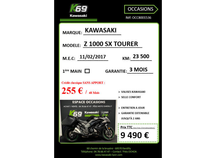 KAWASAKI Z1000SX TOURER