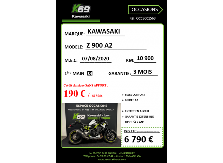 KAWASAKI Z900 A2