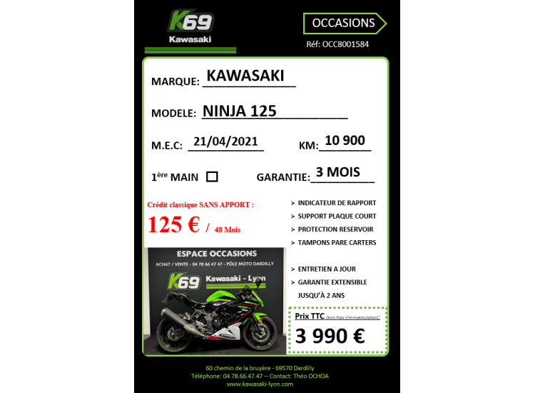 KAWASAKI NINJA 125