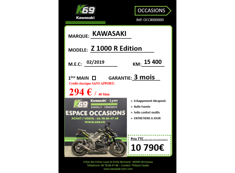KAWASAKI Z 1000 R
