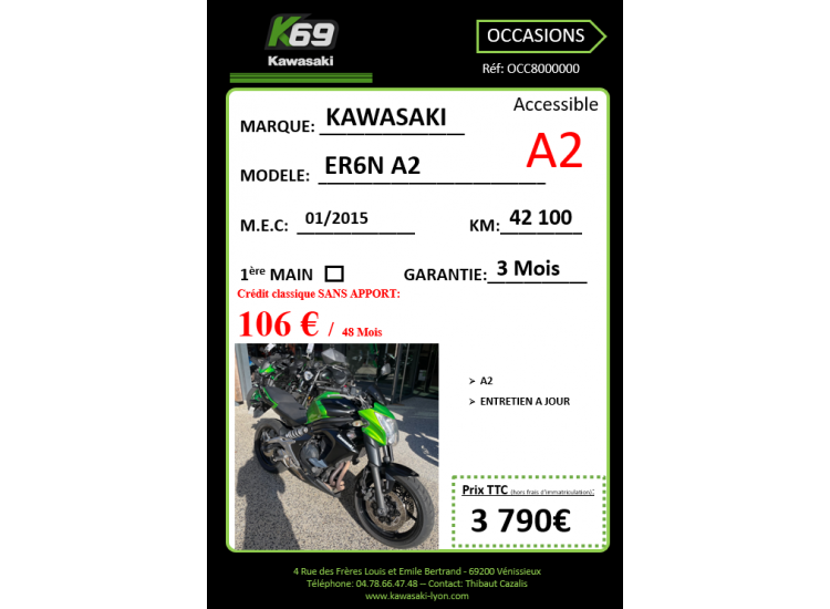 KAWASAKI ER6-N ABS